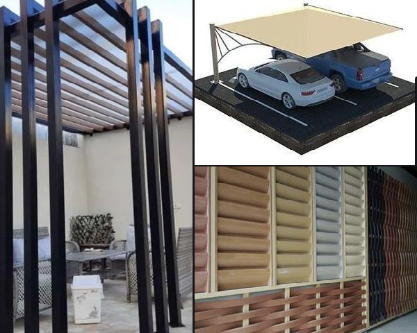 حداد مظلات وسواتر وبرجولات في الجبيل
